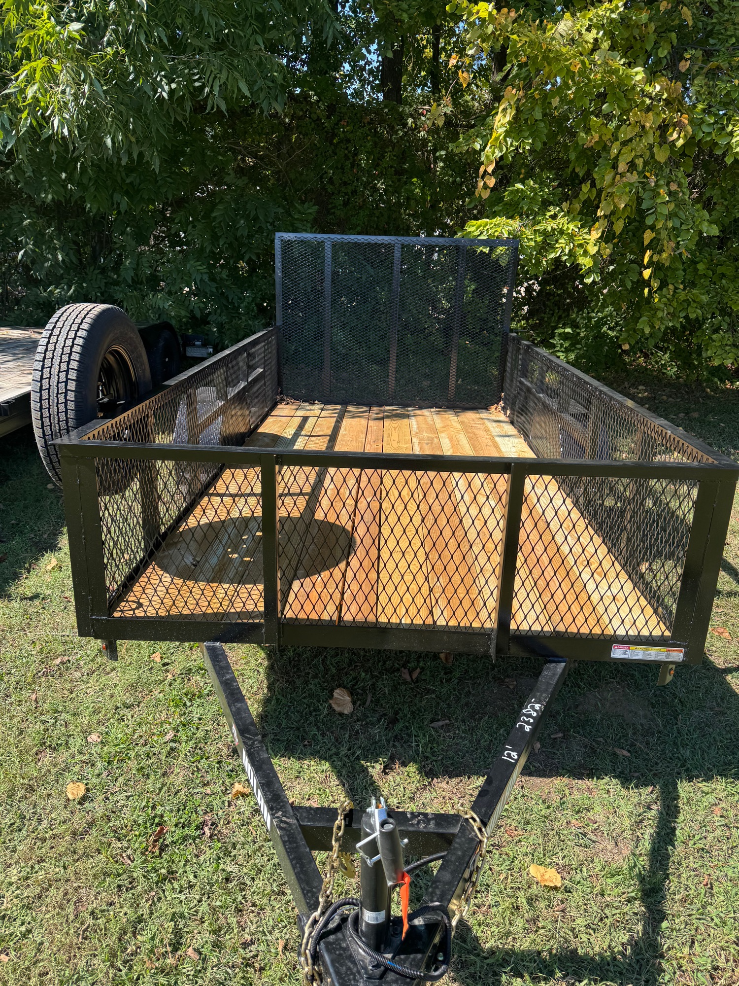 6x12 Utility Trailer with Spring-Assisted Gate - thumbnail view 3